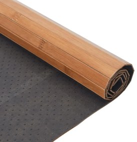 négyszögletű természetes bambusz szőnyeg 60 x 100 cm