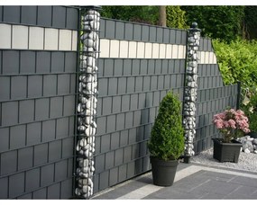 Belátásgátló szalag 19 cm x 35 m - világosszürke