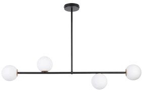 Csillár rúdon GAMA 4xG9/12W/230V fekete