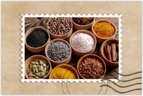 Poszterek 120x80 Só Ánizs Fahéj kurkuma