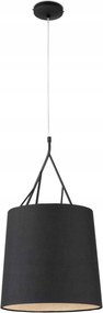 Faro Tree függeszték, fekete, textil ernyő, E27, 15W, IP20