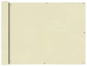 90x400 cm Krém Oxford szövetű erkély ablak sötétítő