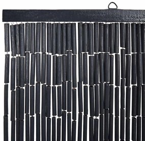 rovaros ajtófüggöny Sötétszürke 120x220 cm bambusz