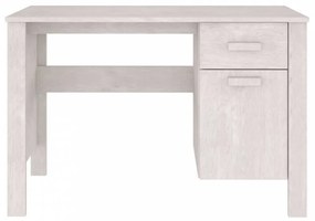 Hamar fehér tömör fenyőfa íróasztal 113 x 50 x 75 cm