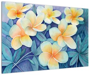 Kép - trópusi bokrok (90x60 cm)