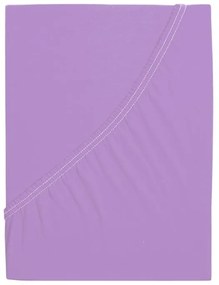 Mako-jersey pamut lepedő LUXORA 180x200 cm lila