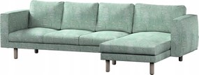 Norsborg 4 személyes kanapé huzat Ikea menta-ecru