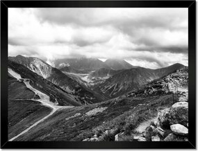 Poszterek keretben 40x30 Tátra Lengyel hegyek Kilátás