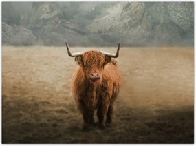 Poszterek 135x100 Skót tehén szarvasmarha