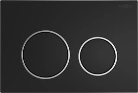 Mexen Fenix Air 07 XS pneumatikus öblítő gomb, fekete - 6A0703