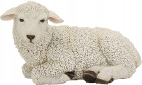 Karácsonyi Betlehem Dekoráció Fekvő Bárány Magassága 20 CM 60-80 CM Figurákhoz