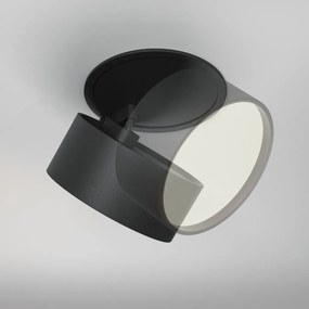 DL024-12W-DTW-B Onda Alumínium Süllyesztett Lámpa Fekete Színű LED 12 W 2200-4000 Kelvin 640 Lumen IP20
