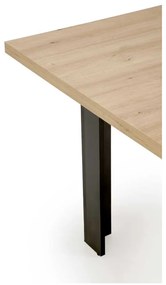 Aseado étkezőasztal, artisan tölgy / fekete