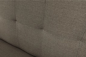 Kinyitható kanapé, szürke-barna TAUPE szövet, OTISA