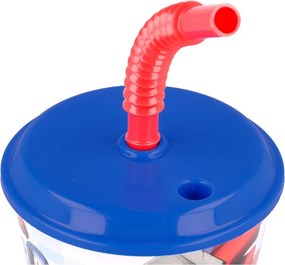 Bosszúállók Rolling Thunder szívószálas pohár, műanyag 430 ml