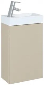 AREZZO design MINI 40 1 ajtós matt beige (alsószekrény + mosdó)