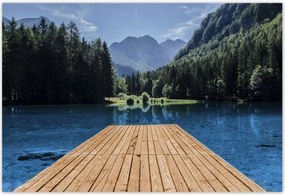 Poszterek 185x125 Fa híd a hegyekben