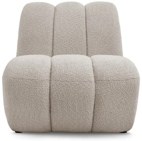 Bézs buklé fotel Janissaire – Bobochic Paris