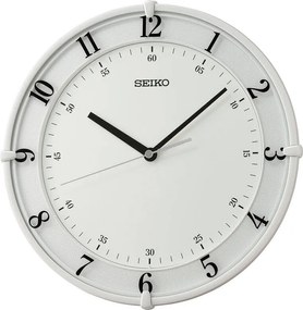 Fehér Jól Olvasható Dekoratív Csendes Japán Óra Seiko QXA805W 31 cm