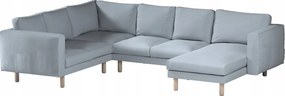 Dekoria Norsborg 5 személyes kanapé huzat Ikea kék