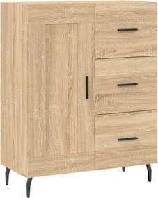 vidaXL sonoma tölgy színű szerelt fa tálalószekrény 69,5 x 34 x 90 cm