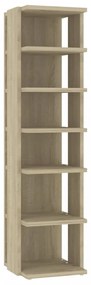 2 db sonoma tölgy színű cipősszekrény 27,5 x 27 x 102 cm