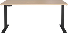 Íróasztal elektromosan állítható magassággal, tölgyfa dekorral 80x160 cm – Germania
