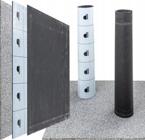 Hangszigetelés szőnyeg fal hangszigetelés a belső terek között a Gk lemez alatt