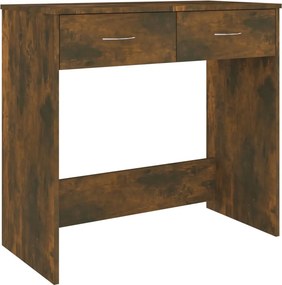 vidaXL füstös tölgy színű szerelt fa íróasztal 80 x 40 x 75 cm