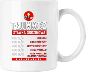 Bögre Irodai fordító vicc fehér 330ml