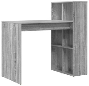 Íróasztal Szürke Sonoma MDF, laminált Közepes Szürke íróasztal