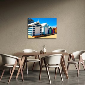 Kép - Brighton Beach, Melbourne, Ausztrália (70x50 cm)