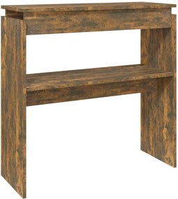 vidaXL füstös tölgy színű szerelt fa tálalóasztal 80 x 30 x 80 cm