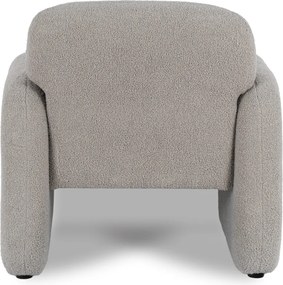 Pihenőfotel szürke színben, bouclé kárpittal TOGO