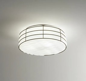 SIRU - Mennyezeti lámpa TAMIS 3xE14/40W/230V fekete/fehér Velencei üveg