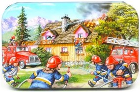 Fából készült Puzzle - Tűzoltóság 60db