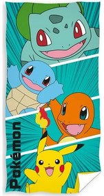 Pokémon Első generáció gyerek törölköző, 70 x 140 cm