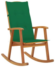 Tömör akácfa hintaszék párnákkal