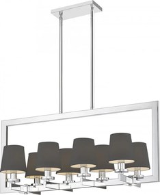 Cosmolight LONDON P08038BK Csillár 8x40W/E14 IP20