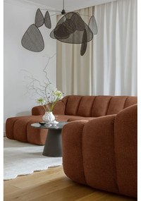 Terrakotta színű sarokkanapé (jobb oldali-U alakú) Shell – Miuform