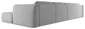 Világosszürke sarokkanapé Hoku – Makamii