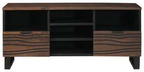 TV Szekrény 100x33.5x46 cm Szilárd és Összeszerelt Fából