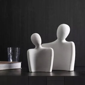 Fehér asztali dísz, 20 x 5,5 x 14,5 cm