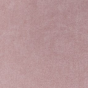 Klub fotel puffal, rózsaszín, ROSE