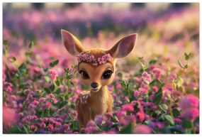 Kép - Aranyos őzike (90x60 cm)