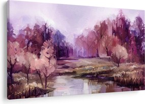 Kép - Őszi tájképfestés (90x60 cm)