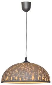 Csillár zsinóron CIRCLE 1xE27/15W/230V szürke