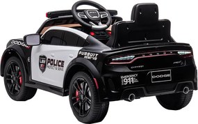 Elektromos Dodge rendőrautó fekete