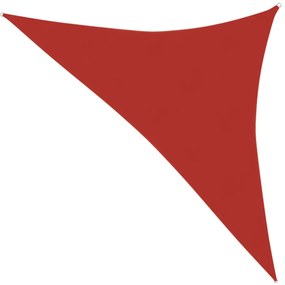 piros HDPE napvitorla 160 g/m² 3,5 x 3,5 x 4,9 m