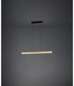 Eglo 390369 - LED Dimmelhető csillár zsinóron MONTEBUONO LED/21W/230V 3000K barna